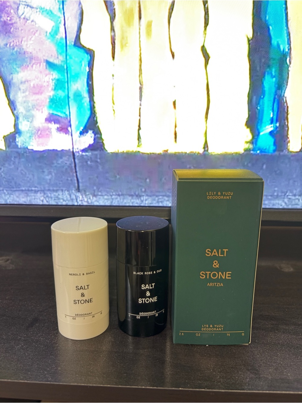 Bundle Salt and stone deodorant